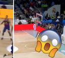 Campazzo y quizá la mejor canasta de un Madrid-Barça: ¡desde debajo de su propio aro!
