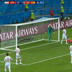 Nadie se percató: la reacción de De Gea con la mejor ocasión de Irán