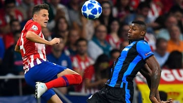 Santiago Arias debutó en Champions League y jugó los 90 minutos en el triunfo del Atlético de Madrid contra Brujas de Bélgica, en el estadio Wanda.