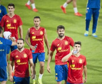 Carvajal, Thiago y Diego Costa.