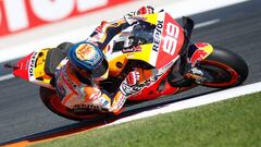 Jorge Lorenzo, rider of Repsol Honda Team from Spain, rounds the bend during the Qualitifying of the Valencia Grand Prix of MotoGP World Championship celebrated at Circuit Ricardo Tormo on November 16, 2019, in Cheste, Spain.
 
 
 16/11/2019 ONLY FOR USE IN SPAIN