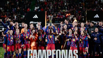 El Barça, campeón de la Supercopa femenina por sexta vez, quinta seguida.