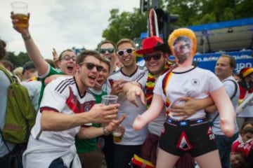 Desde Berlín hasta Buenos Aires pasando por Río de Janeiro, la final del Mundial congrega a miles de aficionados deseosos de disfrutar de la victoria.