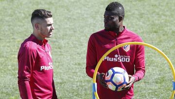 Lucas Hern&aacute;ndez y Thomas Partey. 
 