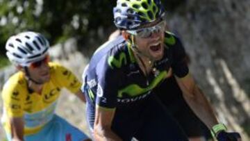 Valverde: "Firmo acabar segundo pero queda mucho Tour"