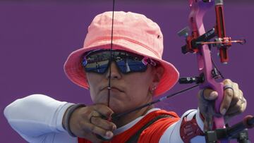 La mexicana, Ana V&aacute;zquez, durante la prueba por equipos de Tokio 2020