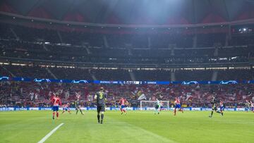 Una panorámica del estadio ante la Juventus.