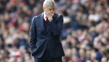 Arsene Wenger, durante el Arsenal-Hull.