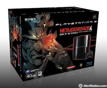 Así será el 'pack' Metal Gear Solid 4 más Playstation 3
