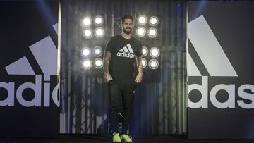 Isco, en el acto publicitario de Adidas.