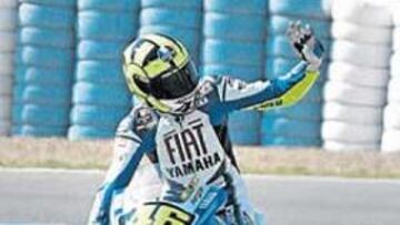 <b>MÁS CERCA. </b>Con su victoria en Mugello, Rossi se acerca más a Nieto.