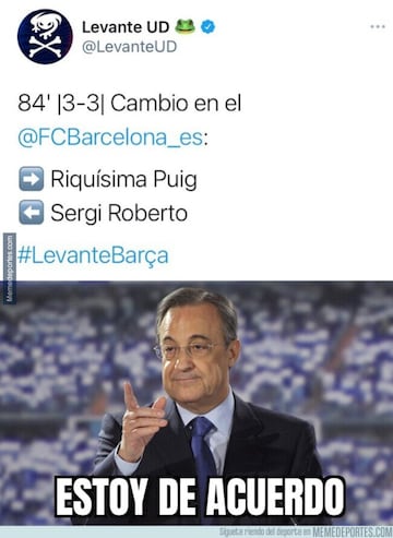 Los memes más divertidos de la jornada