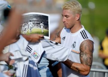 Pretemporada del Real Madrid en Estados Unidos. Sergio Ramos.