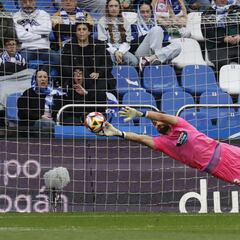 Germán Parreño, crecimiento exponencial en la portería del Depor