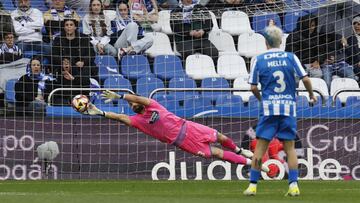 Partido Deportivo de La Coruña - Sabadell. Germán Parreño