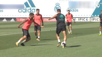 Ceballos alucinó: la suavidad de gol de Cristiano en su cara