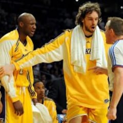 Pau Gasol sufrió con Odom: "Me rompe el corazón"