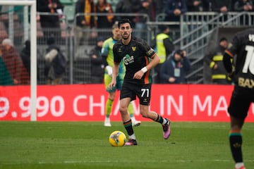 Kike Prez, ante la Roma (Venezia FC).