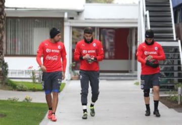 La Roja retomó las prácticas en Juan Pinto Durán.