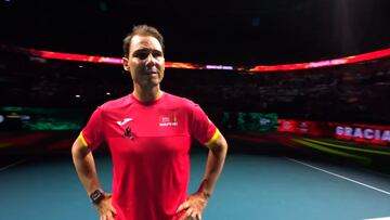 Rafa Nadal receives emotional ovation from Spanish fans in his tennis farewell