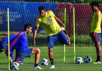 La Selección Colombia sigue en su preparación para el duelo ante Japón. El grupo entrenó completó en su última práctica en Kazán 