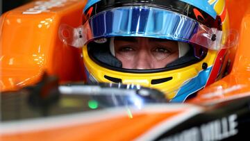 Fernando Alonso en Bahréin.