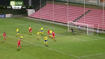 El golazo de Gerson Acevedo en la liga de Lituania