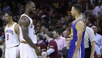 LeBron James y Stephen Curry.