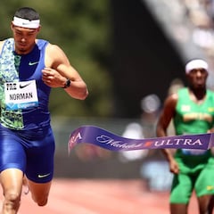 Michael Norman (9.86) y Rollins vuelan en Fort Worth