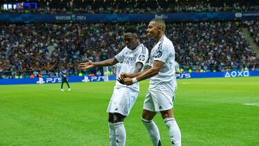 El delantero francés del Real Madrid Kylian Mbappé.