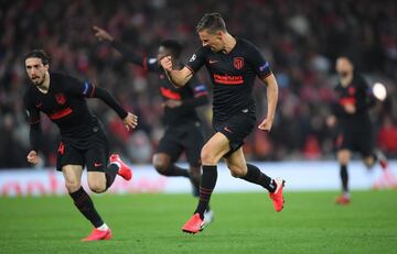 2-1. Marcos Llorente celebr¨® el primer gol.