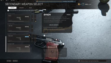 CoD Warzone: aparece la pistola Sykov en la armería de los jugadores