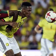 Yerry Mina y sus goles idénticos en Palmeiras y la Selección