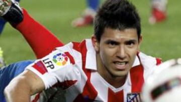 <b>SIN GOL. </b>Agüero lleva dos meses sin marcar y el Atlético acusa su falta de acierto de cara a la portería rival.