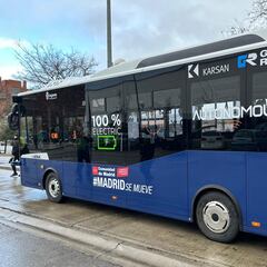 ¿Adiós a los conductores? Así es el autobús que circula solo por Leganés