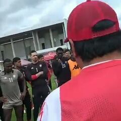 La Guardia aprieta a jugadores de Santa Fe antes del clásico