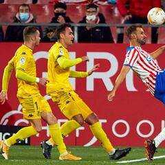 El Girona, amo y señor del juego aéreo