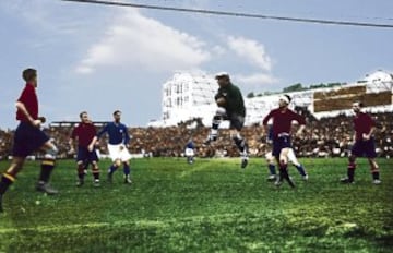 Partido de clasificación para el Mundial de Italia 1934 Portugal - España 
