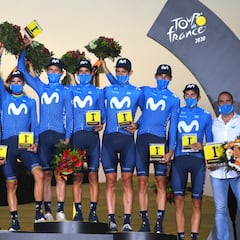 El Movistar suma 1.000 victorias en el ciclismo profesional