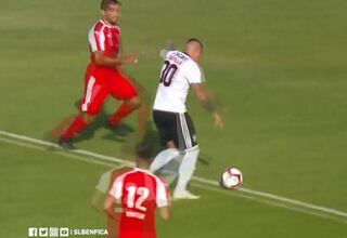 Este fue el primer gol de Nicolás Castillo en Benfica