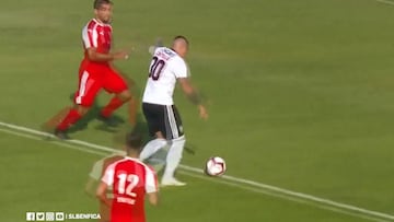 Este fue el primer gol de Nicolás Castillo en Benfica