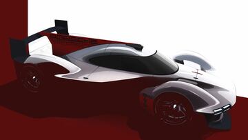 Diseño del prototipo híbrido de Porsche.