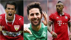 Estos son los mejores jugadores latinoamericanos que han pasado por la Bundesliga de Alemania, a lo largo de su historia.