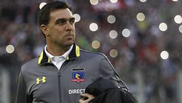 El entrenador de Colo Colo Pablo Guede