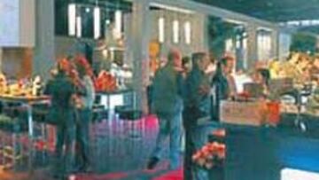 <b>COCINA AUTÓCTONA. </b>Ocho restaurantes, pantallas gigantes...