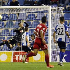 El Lleida frena al Hércules y Falcón evita la derrota