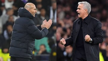 Zidane 'caza' a Mourinho