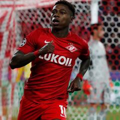 El Sevilla negocia por Promes, delantero del Spartak de Moscú