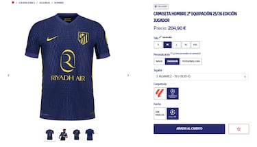 El Barça y el Atleti tienen las camisetas más caras de Europa: de 114,99€... a 204,90€