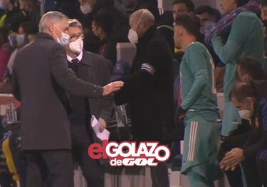 Ceballos le hizo un desplante a Ancelotti en Alcoy